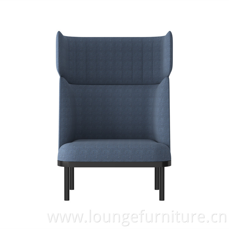 High Quality Nordic Design Lounge Sofa High Back Long Chair Sleep Rest Lounge Chair